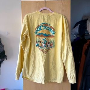 Nature backs long sleeve t shirt size L